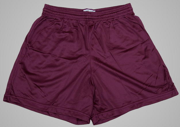 Soffe Burgundy Nylon Mini Mesh Shorts - Men's Large | eBay