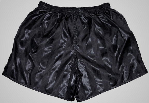 Black Shadow Stripe Nylon Soccer Shorts   Medium *NEW*  