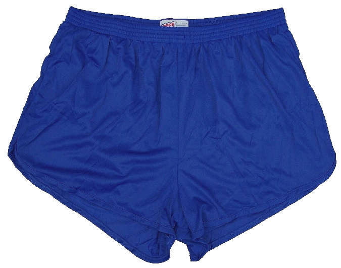 Blue Nylon Ranger Panties Silkies Running Track Shorts by Soffe Men's ...