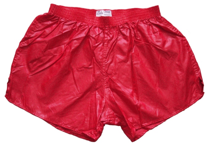 Red Shiny Nylon Shorts by Soffe - Size XL | eBay